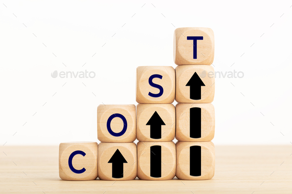 Cost growth concept - Stock Photo - Images