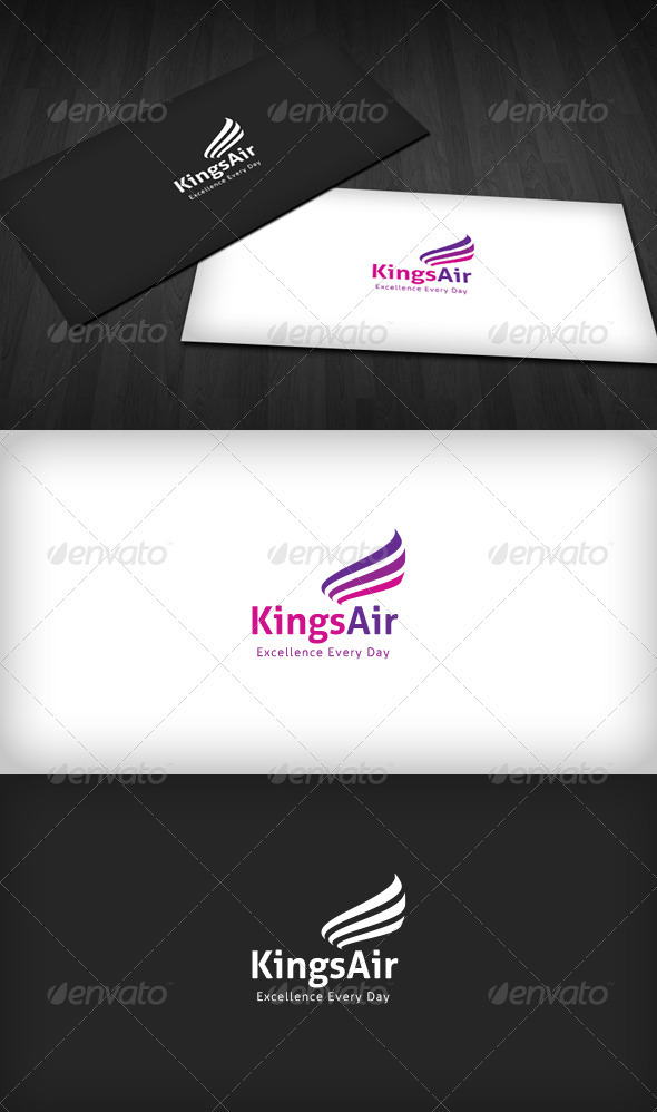 Kings Air Logo - Vector Abstract