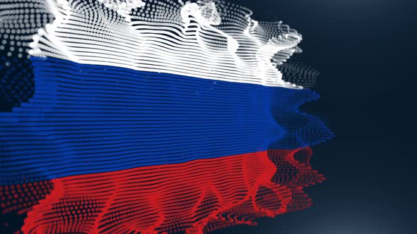 Russia Particle Flag