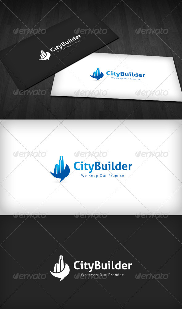 City Builder Logo - Buildings Logo Templates