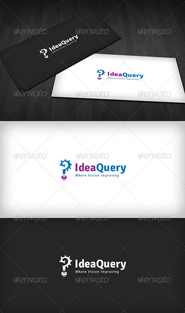 Idea Query Logo - Vector Abstract