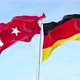 Turkey vs Germany flag waving 4k - VideoHive Item for Sale