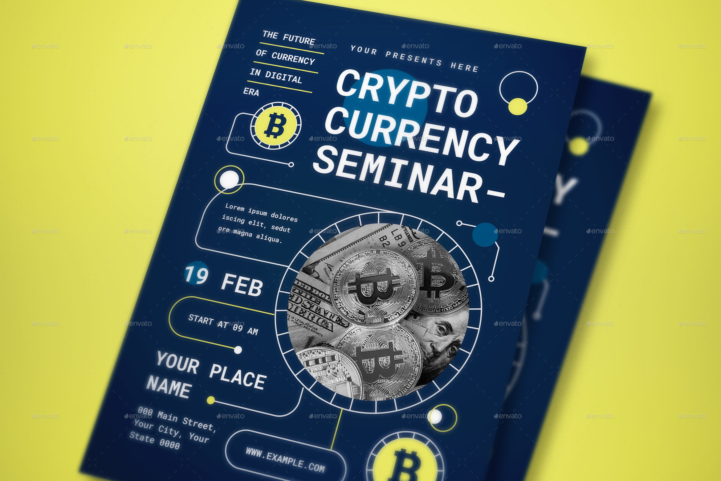 cryptocurrency workshop flyer