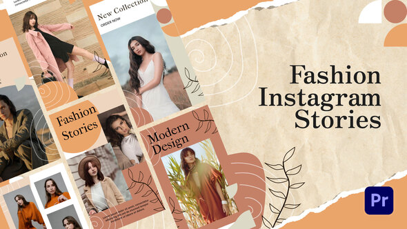 Fashion Instagram Stories | Premiere Pro MOGRT