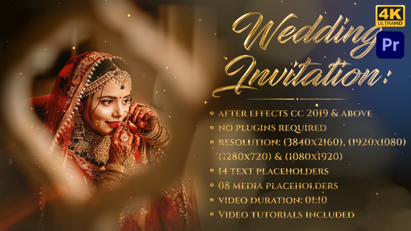 Royal Indian Wedding Invitation-4K-Gold_MOGRT