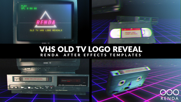 VHS Old TV Logo