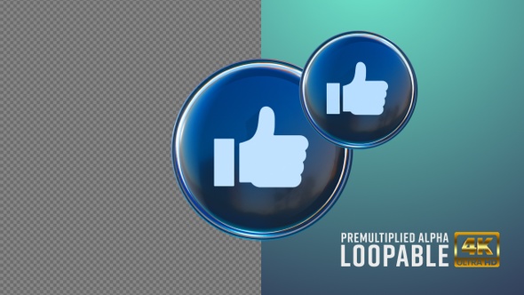 Like Badge Looping with Alpha Channel alt