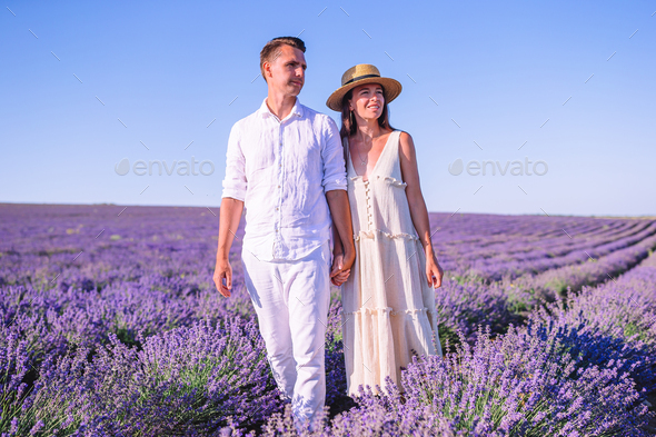 White dress 2024 with lavender flowers