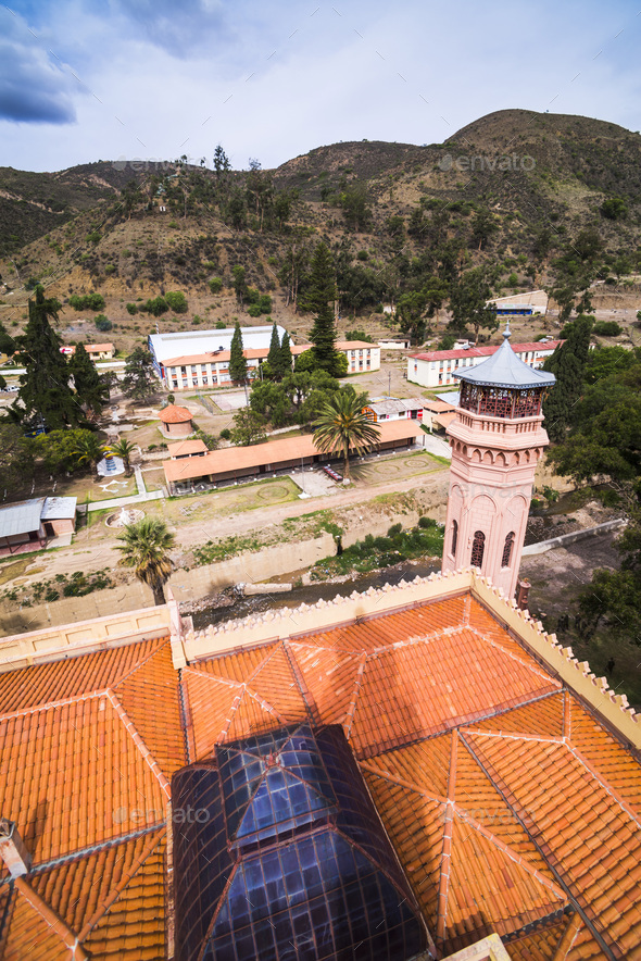 La Glorieta Castle, Sucre, Bolivia, South America - Stock Photo - Images