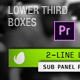 3D Boxes Lower Thirds | MOGRT for Premiere Pro - VideoHive Item for Sale