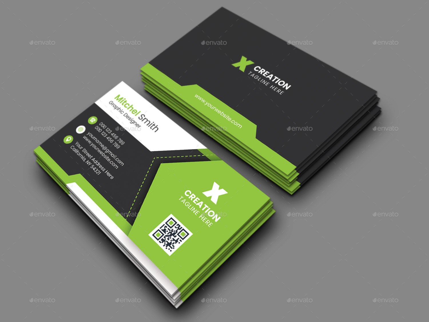 Corporate Business Card, Print Templates | GraphicRiver