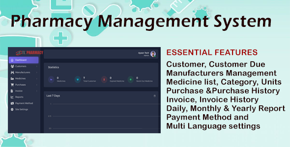 Pharmacy Management Software – Laravel
