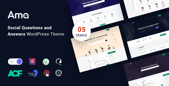 AMA – Social Questions and Answers WordPress Theme