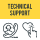 Support Outline Icons