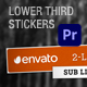 Stickers Lower Thirds | MOGRT for Premiere Pro - VideoHive Item for Sale