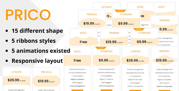 [DOWNLOAD]Prico - Responsive Pricing Tables