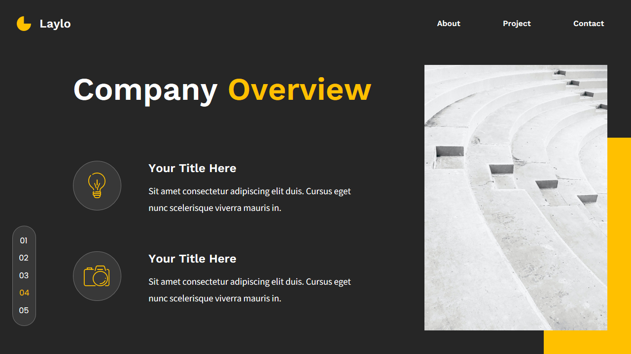 Creative Dark Simple Yellow Modern Business Plan, Presentation Templates