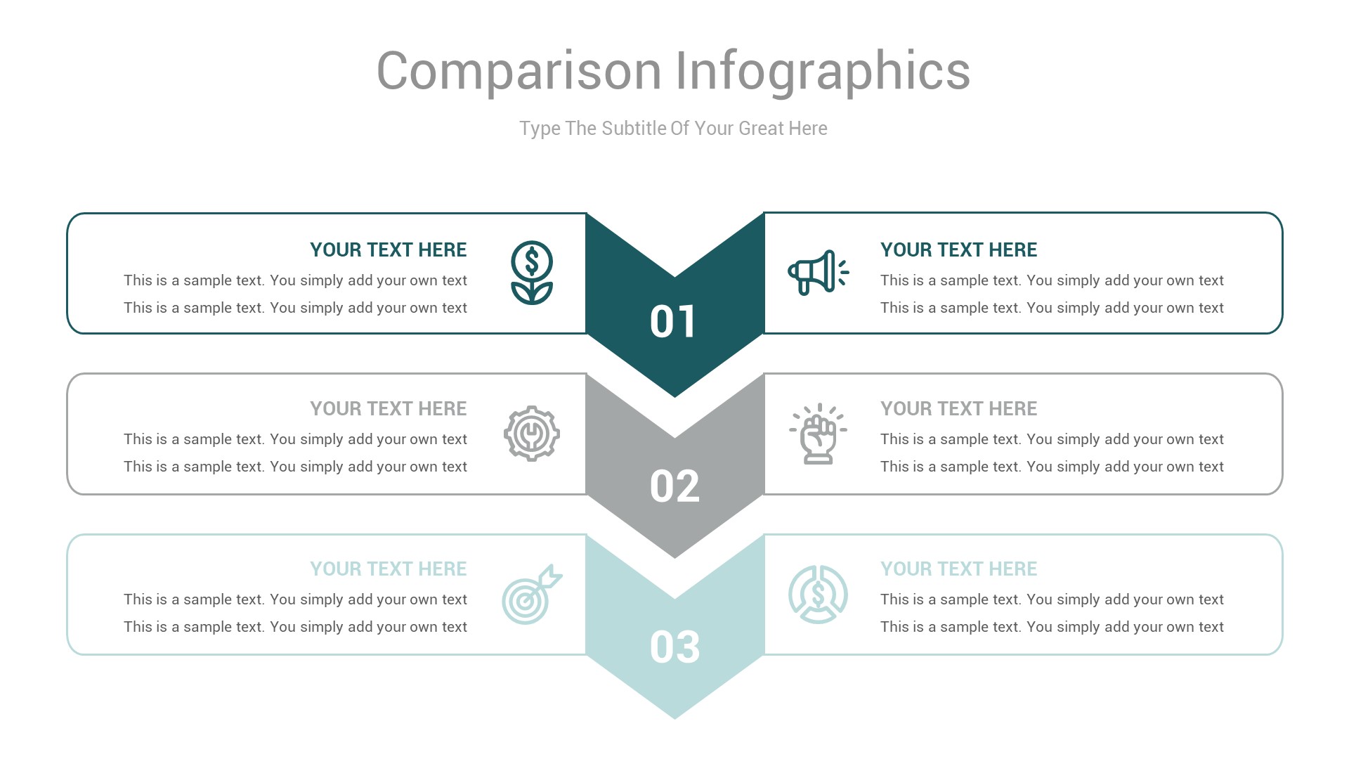 Comparison Chart Google Slides Infographics Template by Neroox ...