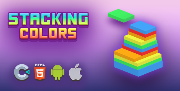 Stacking Colors - Construct 3, c3p  - Full Game
