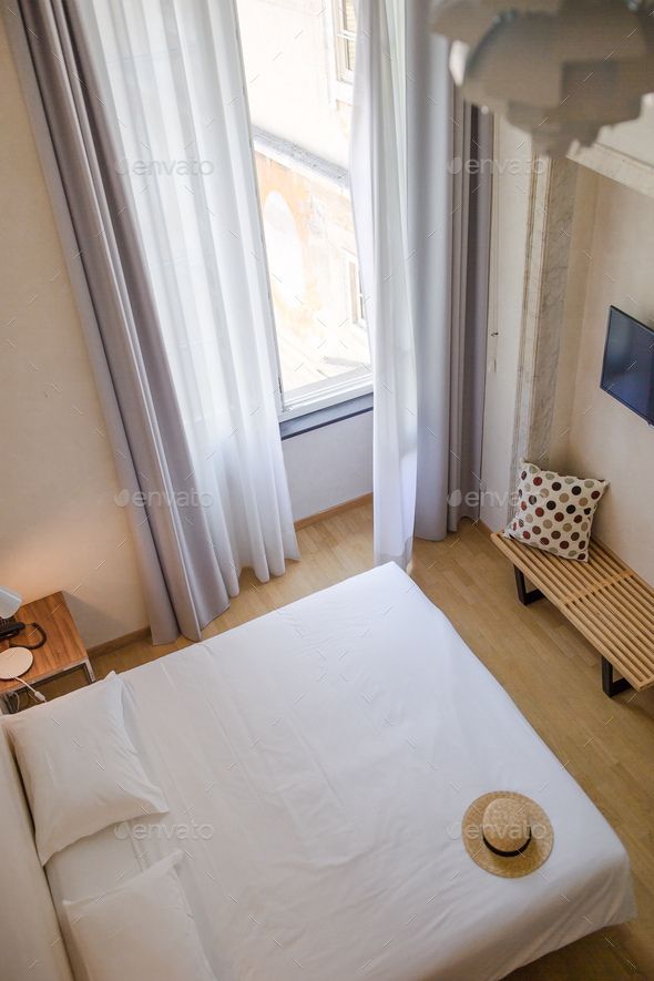 Luxury bedrooms in cozy boutique hotel