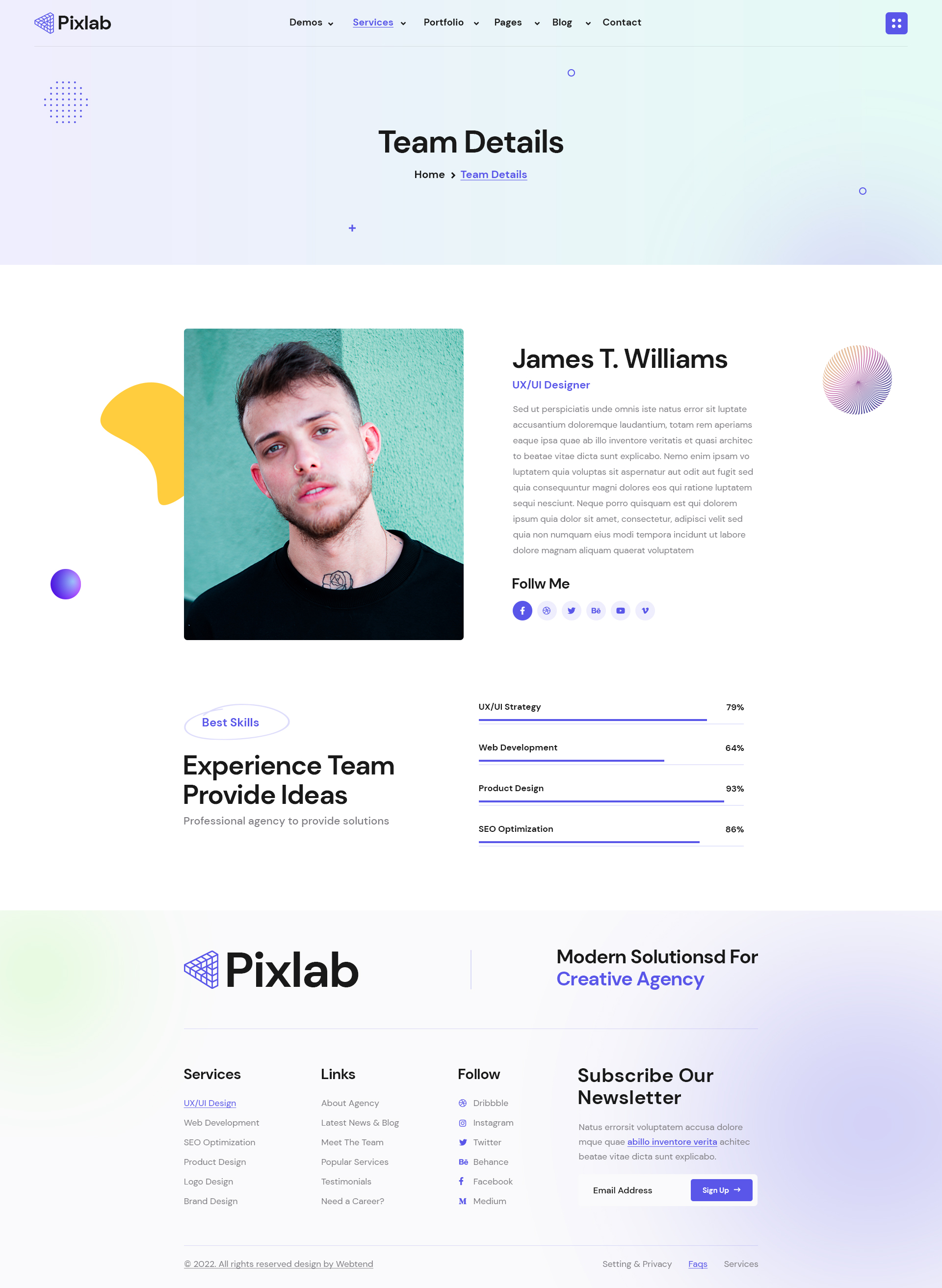 Pixlab - Creative Agency PSD by WordPressRiver | ThemeForest