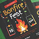 Bonfire Fest Flyer