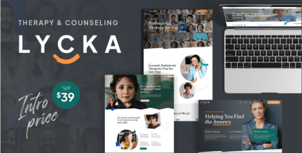 Lycka - WordPress Theme for Therapy & Counseling