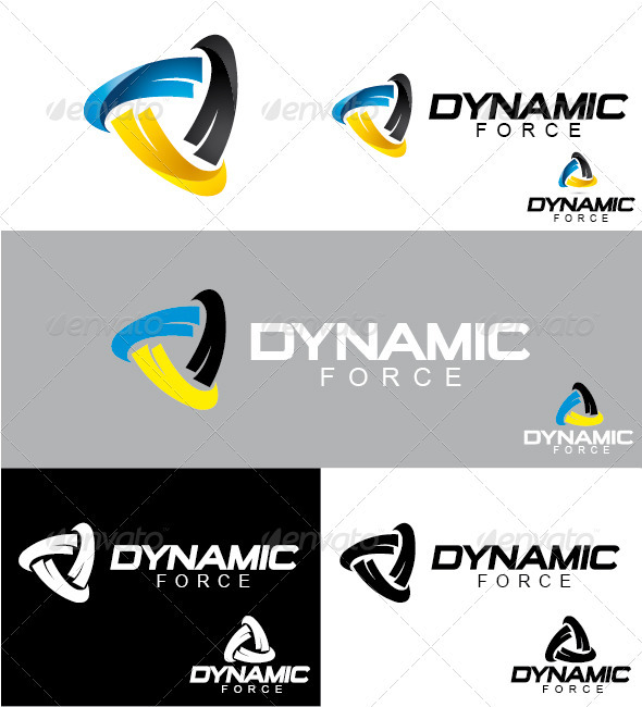 Dynamic Force Logo - Symbols Logo Templates