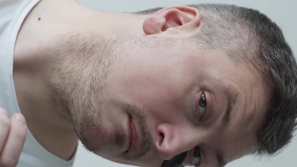 Antiaging Procedure Metrosexual Man Vertical alt