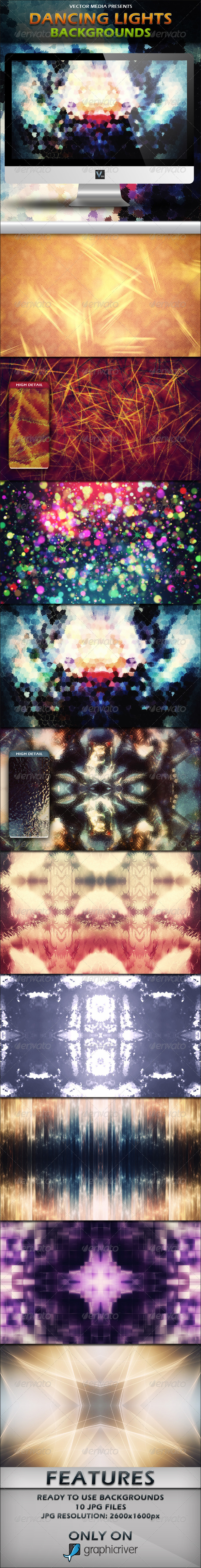 Dancing Lights - Backgrounds - Backgrounds Graphics