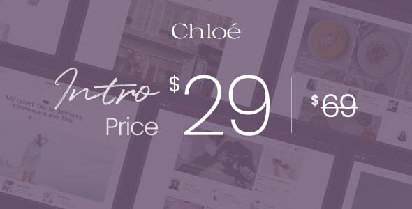 Chloé – Personal Lifestyle WordPress Blog Theme