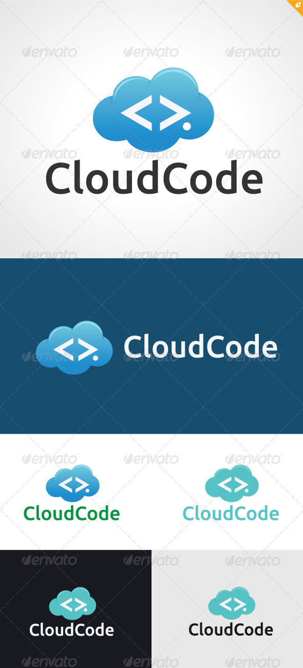 Cloud Code Logo - Humans Logo Templates