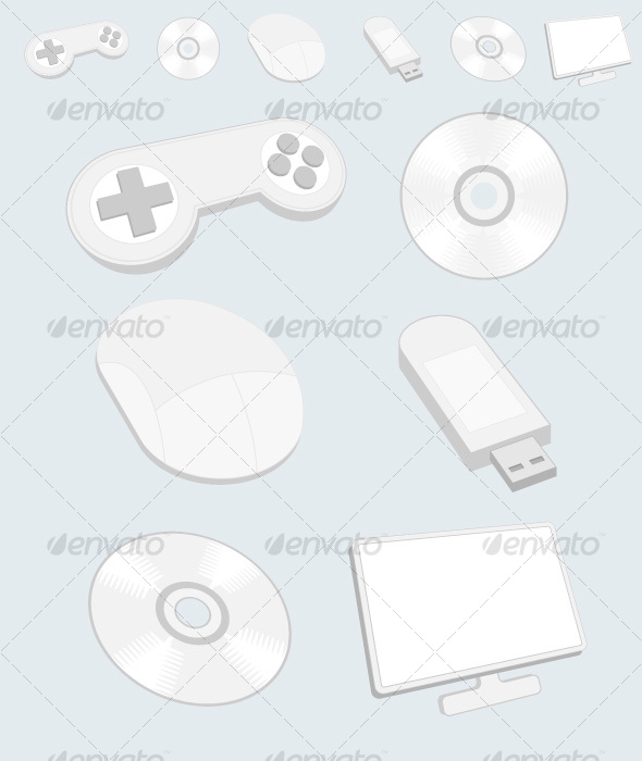 Media Vector Icons Light Version
