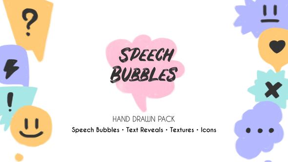 Speech Bubbles - Hand Drawn Pack