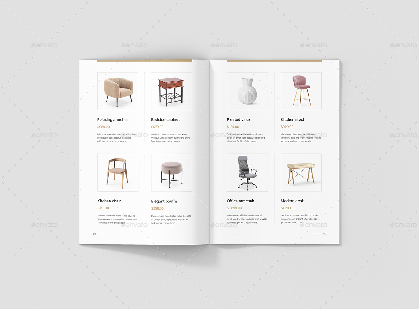 Interiorch – Architecture and Interior Design Brochure, Print Templates