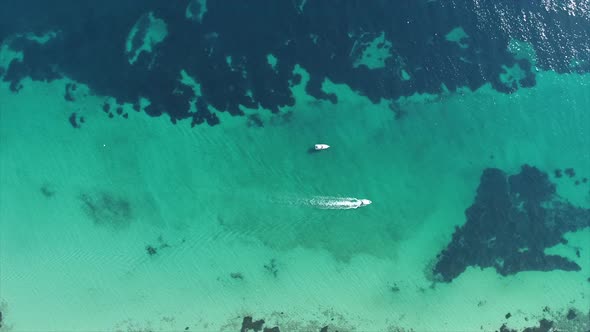 Sea Waters Aerial View