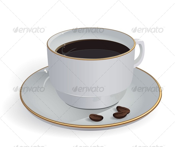 cup with coffee