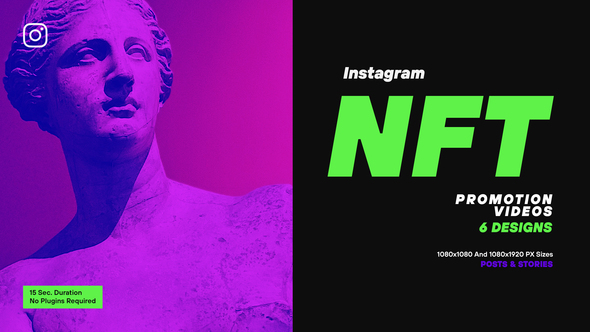 NFT Promotion Instagram V130 Product Promo template preview