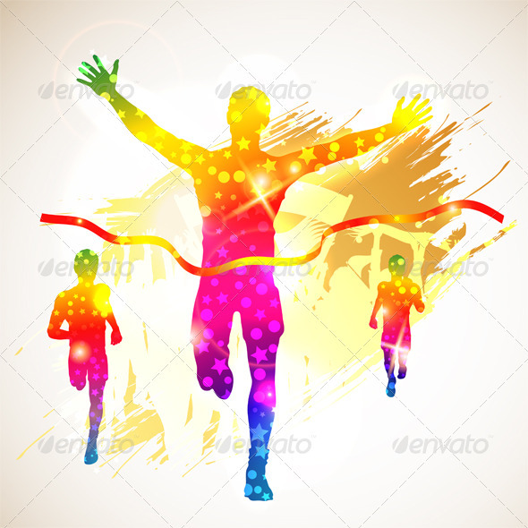 Silhouette Winner - Sports/Activity Conceptual