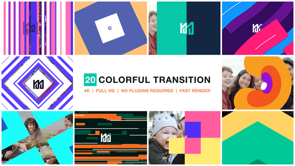 Colorful Logo Transition Pack