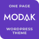 Modak - One Page WordPress Theme