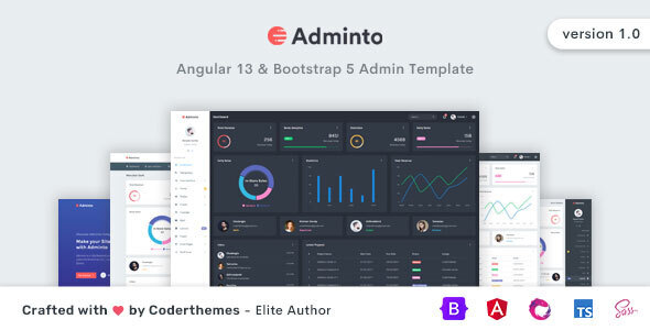 Extraordinary Adminto - Angular 13 Admin & Dashboard Template