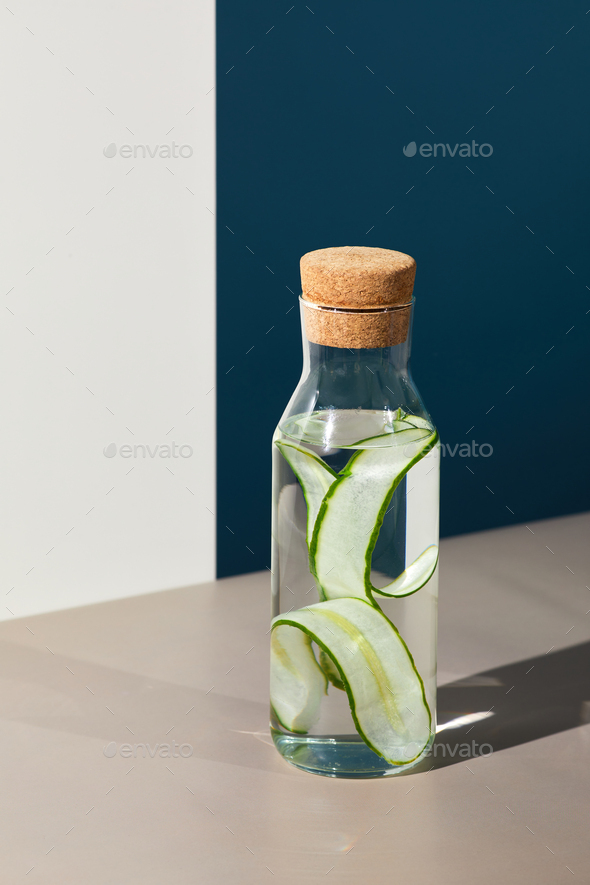 Water Bottle Minimal Stock Photo by seventyfourimages | PhotoDune