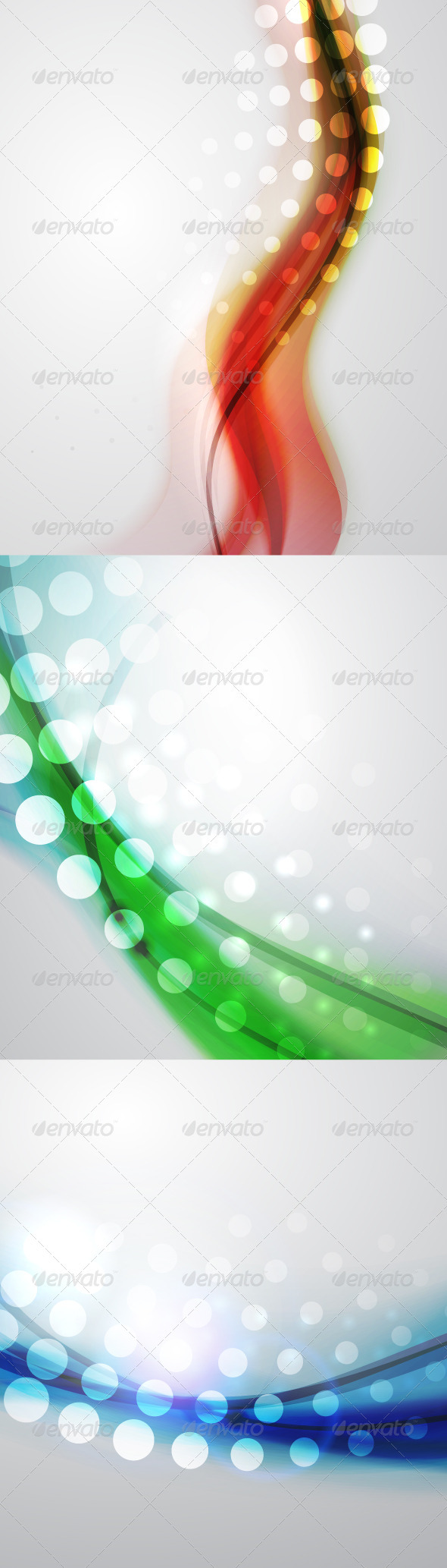 Blue Dotted Wave Backgrounds - Backgrounds Decorative