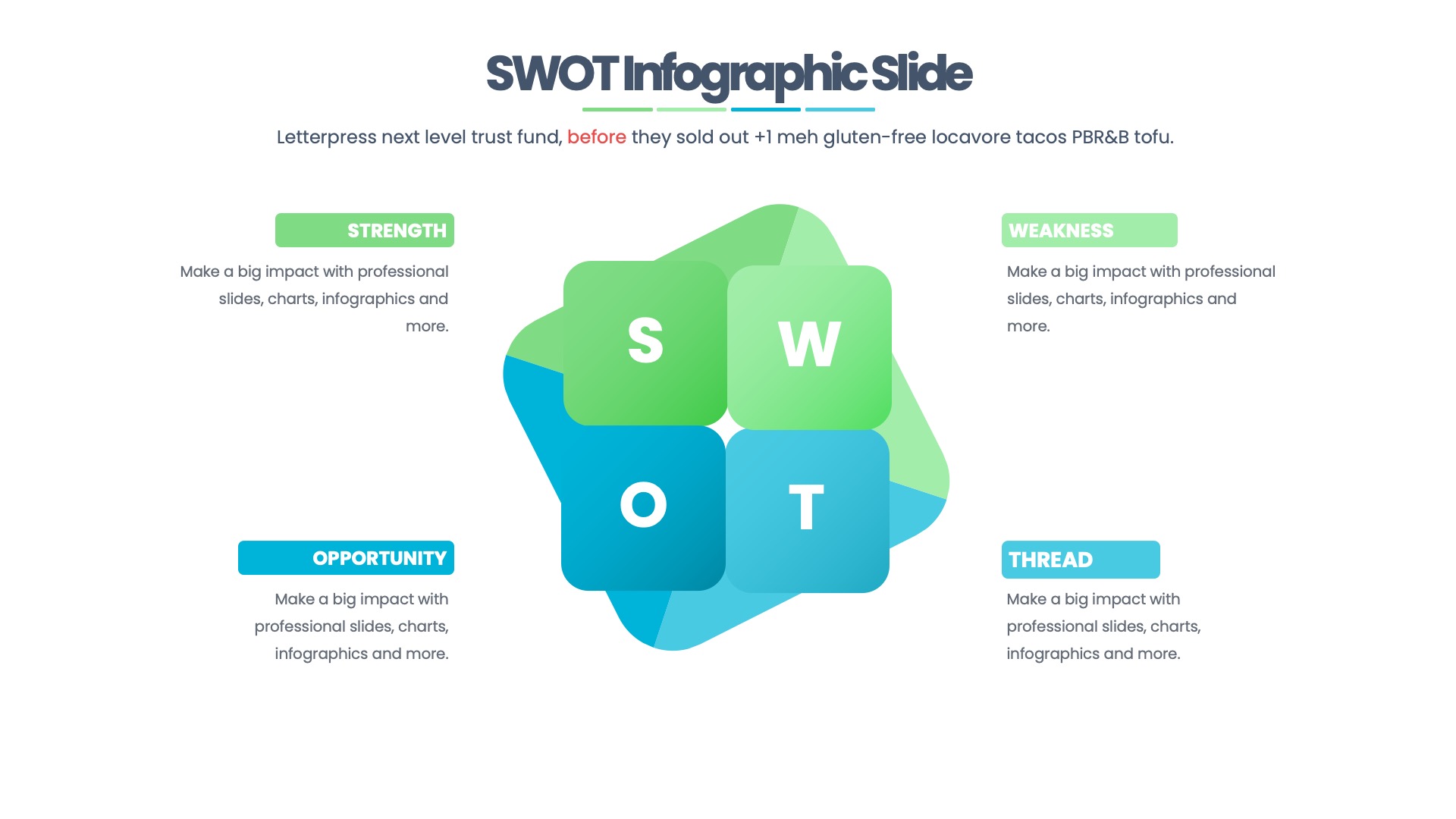 SWOT - PowerPoint Infographics Slides, Presentation Templates ...