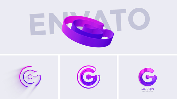 3D Modern & Minimal Logo Logo Stings template preview