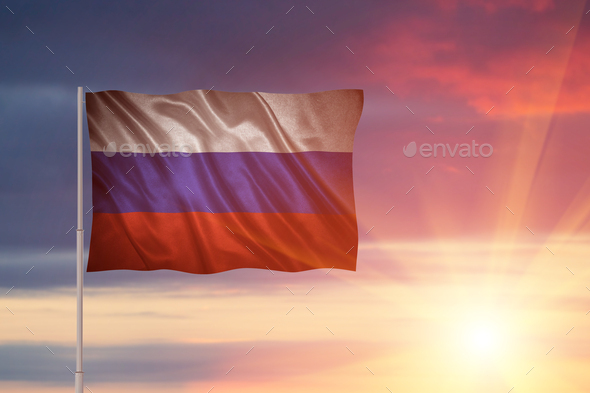 flag of Russia - Stock Photo - Images