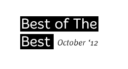 Best of the Best - Oct. 2012