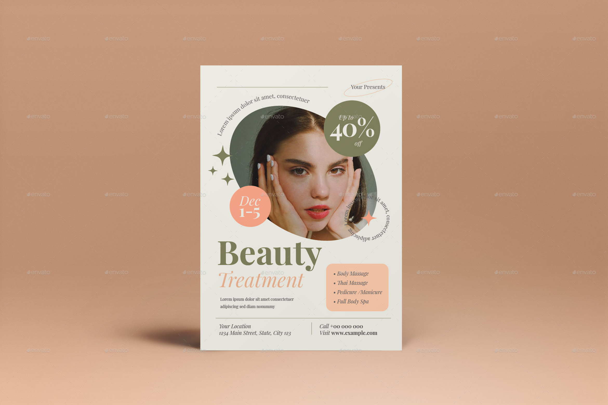 Beauty Sale Flyer, Print Templates | GraphicRiver