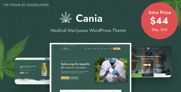 Cania – Marijuana Medical WordPress
